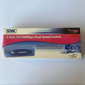 SMC Network 5 Port 10/100 Mbps Dual Speed Switch